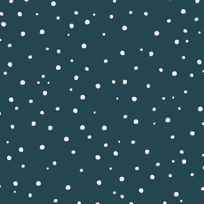 Dark Teal Dot - Avaleigh Collection 24 inch