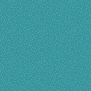 Teal Speckled Dots - Avaleigh Bright Collection 6 inch
