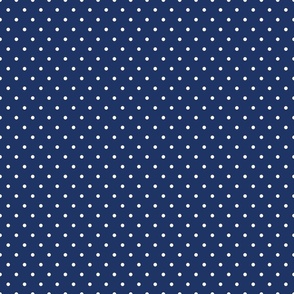 Bright Blue Polka Dots - Avaleigh Bright Collection 6 inch