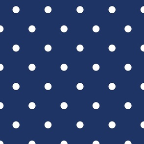 Bright Blue Polka Dots - Avaleigh Bright Collection 24 inch