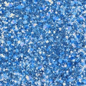 Ice Maiden Blue -- Solid Royal Princess Blue Faux Glitter -- Glitter Look, Simulated Glitter, Blue Solid Glitter, Blue Solid Sparkles Print -- 25in x 60.42in VERTICAL TALL repeat -- 150dpi (Full Scale) 