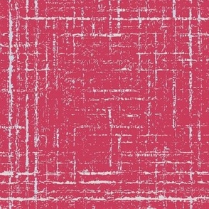 Rough Linen Texture Coordinate (Large) - Viva Magenta 