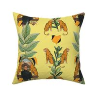 Vintage Tiger King in Buttercup | 12" Repeat
