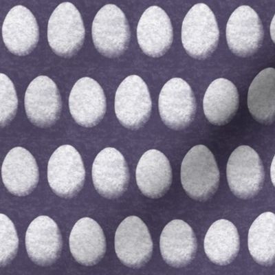 Marbled Easter Eggs on Textured Background in Royal Purple - Coordinate