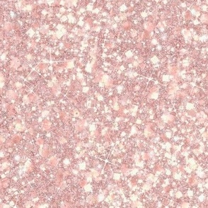 Soft Grapefruit Pink -- -- Solid Light Pink Pastel Faux Glitter -- Glitter Look, Simulated Glitter, Glitter Sparkles Print -- 60.42in x 25.00in repeat -- 150dpi (Full Scale)