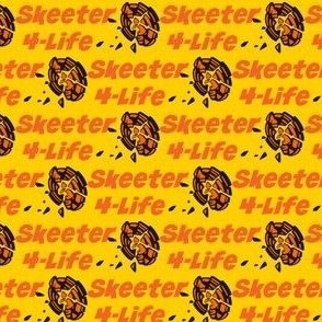 Skeeter 4-life Clay Pigeon Trap Skeet Shooting, yellow