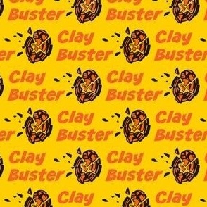 Clay Buster Clay Pigeon Shotgun Shell Trap Skeet Shooting, yellow