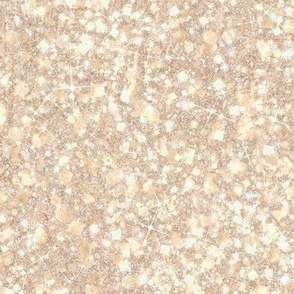 Sifting Sand Neutral Peach Brown -- Solid Neutral Brown Faux Glitter -- Glitter Look, Simulated Glitter, Pale Easter Glitter Sparkles Print -- 60.42in x 25.00in repeat --   150dpi (Full Scale) 