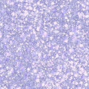 Darling Purple -- Light Purple Faux Glitter Solid -- Glitter Look, Simulated Glitter, Solid Light Purple Princess Glitter Sparkles Print -- 60.42in x 25.00in repeat -- 150dpi (Full Scale) 