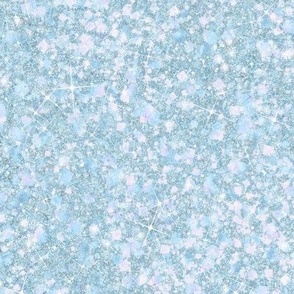 Winter Lake -- Solid Light Blue Faux Glitter -- Glitter Look, Simulated Glitter, Blue Solid Glitter, Light Blue Solid Sparkles Print -- 60.42in x 25.00in repeat -- 150dpi (Full Scale) 