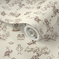 alice in wonderland toile