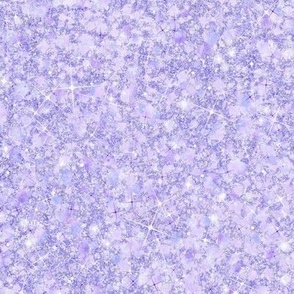 Sugar Crystal Purple -- Light Purple Faux Glitter Solid -- Glitter Look, Simulated Glitter, Solid Light Purple Princess Glitter Sparkles Print -- 60.42in x 25.00in repeat -- 150dpi (Full Scale) 