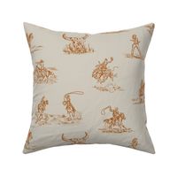 Stick Em' Up - Saddle, Cowgirl Toile, Western Toile, Cowboy Toile