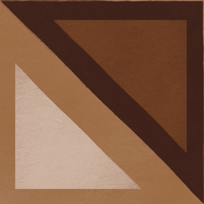 Triangle Abstract Large ( Earth Tone Throw Pillow Design Challenge )