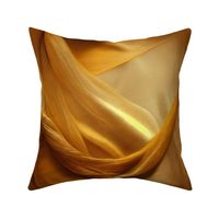 Golden Silk Drapery