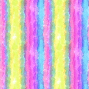 Candy Stripe Watercolor
