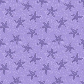 starfish on purple _ small