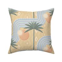 Palm Springs beige wallpaper