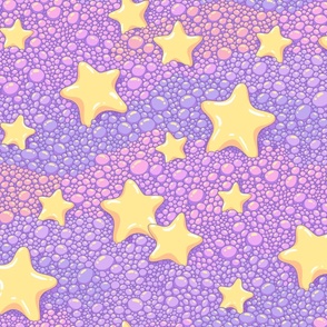 Dream about stars pink-lilac 80x60