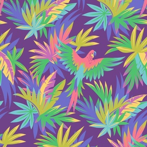 Tropical forest purple