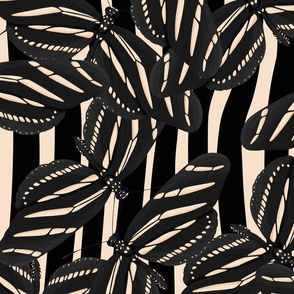 Hidden Zebra's | Black & Off-white | 24