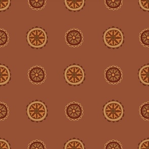 Floral Ethnic Seamless Pattern