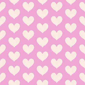 Valentines Hearts Lilac