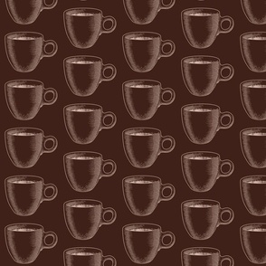 chocolate coffee cups