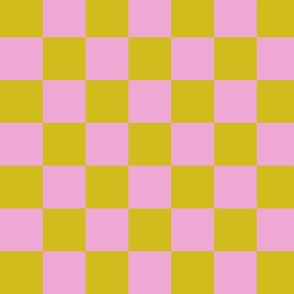 Valentines Checkers Lilac Green
