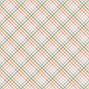 Colorful Gingham fabric countryside summer Micro