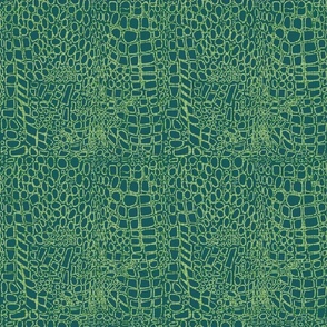 Croc - Green Grid - Large