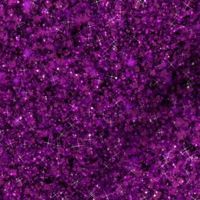 Gripping Grape -- Purple Solid Faux Glitter -- Glitter Look, Simulated Glitter, Purple Glitter Sparkles Print -- 60.42in x 25.00in repeat -- 150dpi (Full Scale)