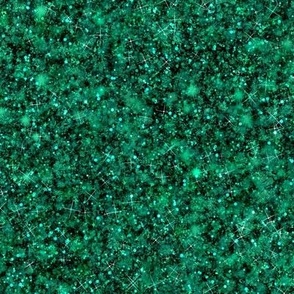 Peacock Fancy Green -- Solid Green Faux Glitter -- Glitter Look, Simulated Glitter, Sea Foam Green Glitter Sparkles Print -- 60.42in x 25.00in repeat -- 150dpi (Full Scale) 