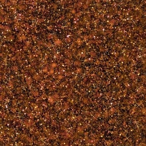 Peacock Rose Gold Glitter -- Solid Gold Faux Glitter -- Glitter Look, Simulated Glitter, Gold Glitter Sparkles Print -- 25in x 60.42in VERTICAL TALL repeat -- 150dpi (Full Scale) 