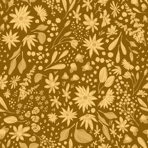 Floral Meadow - Mustard