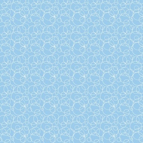 Airy Bubbles in Light Blue