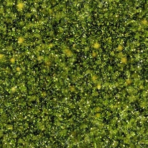 Dancing Avocado Green -- Solid Green Faux Glitter -- Glitter Look, Simulated Glitter, Vintage Retro Green Glitter Sparkles Print -- 60.42in x 25.00in repeat -- 150dpi (Full Scale) 