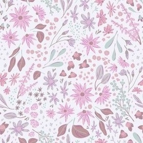 Floral Meadow - Pinks + Purples