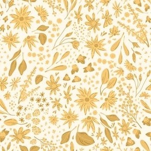 Floral Meadow - Yellow