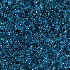 Blueberry Burst Blue -- Solid Rich Blue Faux Glitter -- Glitter Look, Simulated Glitter, Blue Solid Glitter, Blue Solid Sparkles Print -- 60.42in x 25.00in repeat -- 150dpi (Full Scale)