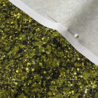 Dark Lime Green Glitter --- Solid Retro Lime Green Faux Glitter -- Glitter Look, Simulated Glitter, Green Lime Glitter Sparkles Print -- 60.42in x 25.00in repeat --  150dpi (Full Scale)