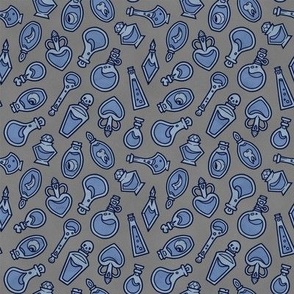 Potion Panic - Blue on Grey