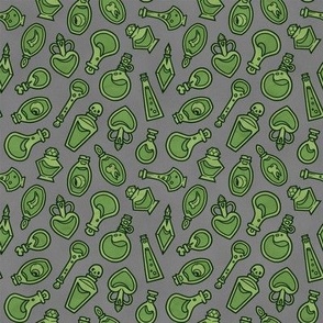 Potion Panic - Green on Grey