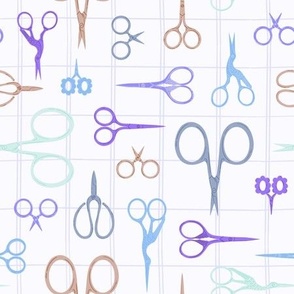 Embroidery Snips - Purple + Blue