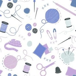 Mending - Blue + Purple