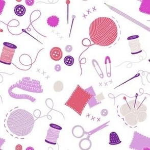 Mending - Pinks + Purples