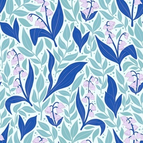 Poisonous Plants - Lily of the Valley - Purple + Blue