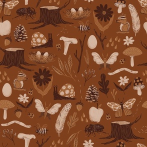 Medium // Forest Walk // Brown // Collection of Little things from Nature