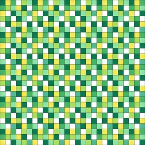 St Patricks Day Checker Bright - XS Scale