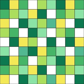 St Patricks Day Checker Bright - Large Scale 